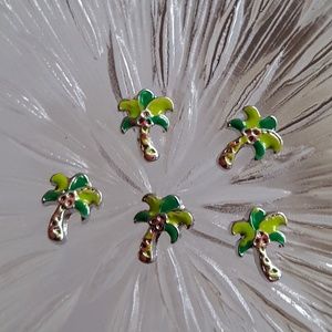 Palm Tree Floating Charm for Picture Locket